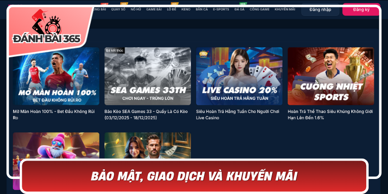 Bảo Mật Giao Dịch Và Khuyến Mãi