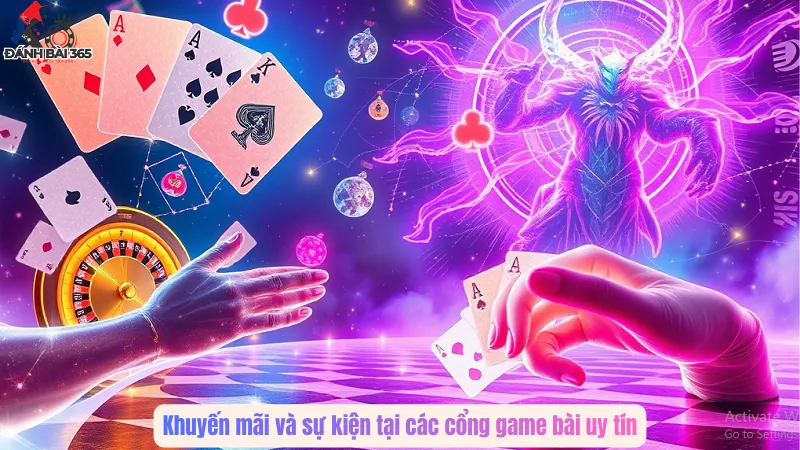 Khuyến mãi và sự kiện tại các cổng game bài uy tín