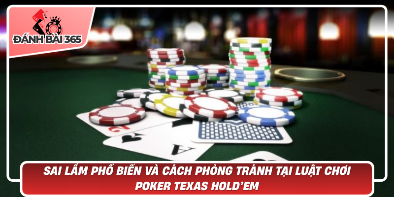 Sai lầm phổ biến và cách phòng tránh tại Luật chơi poker texas holdem
